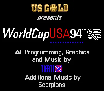 World Cup USA 94 (USA, Europe) screen shot title